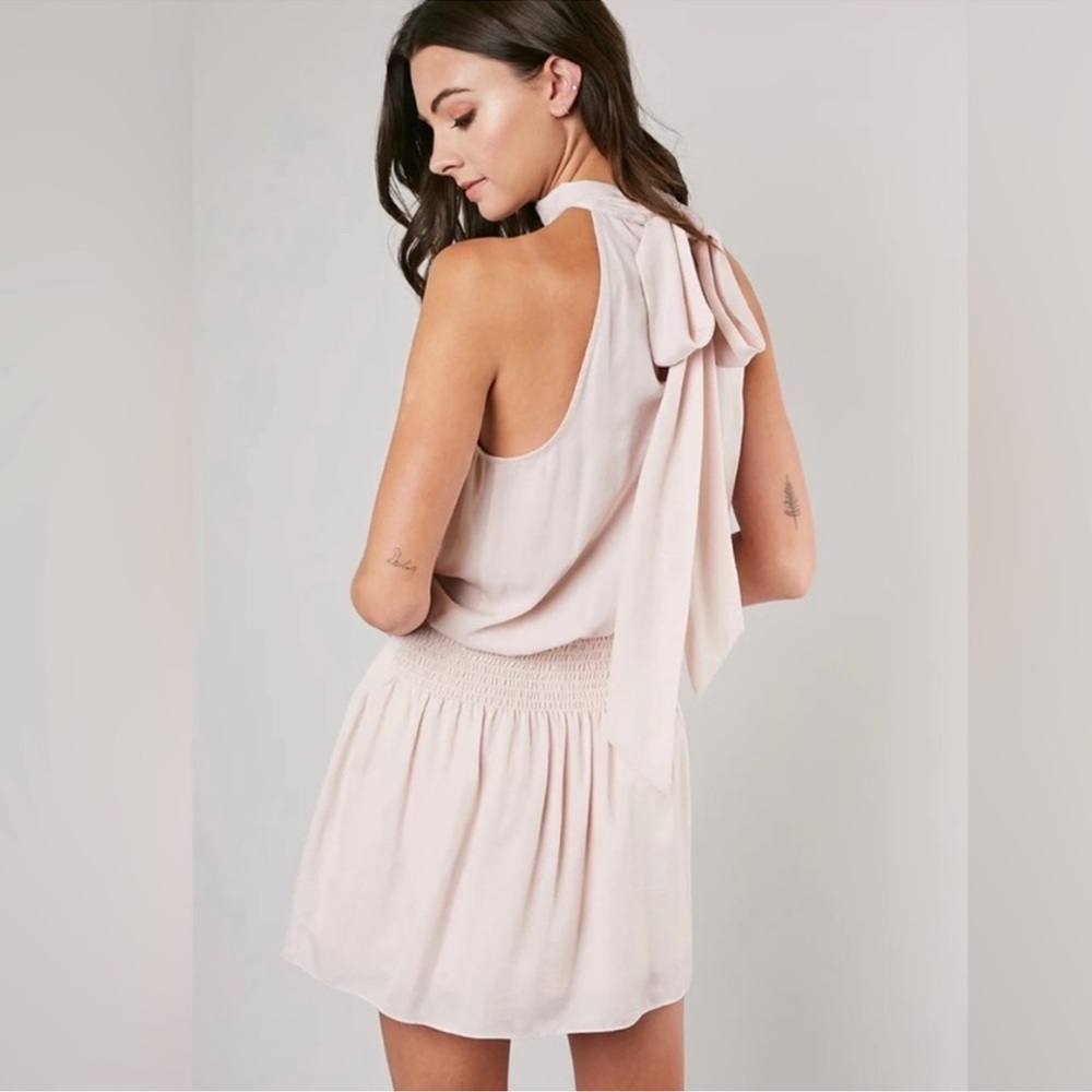 Vici Do+Be High Neck Drop Waist Dress - Picture 2 of 8